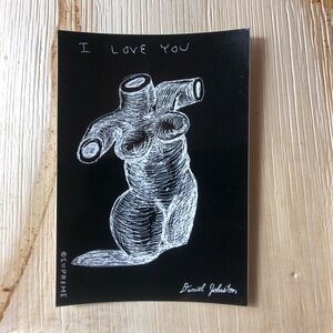 SUPREME x Daniel Johnston ‘ I love you’ sticker